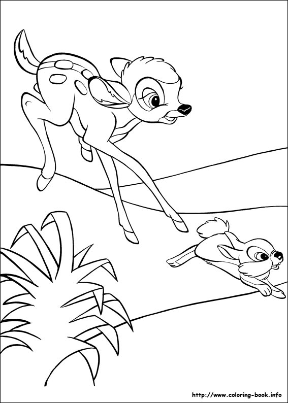 Bambi 2 coloring picture